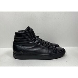 Common Projects Achilles High Top Black Men's Size 9 / 42 Shoes Sneakers